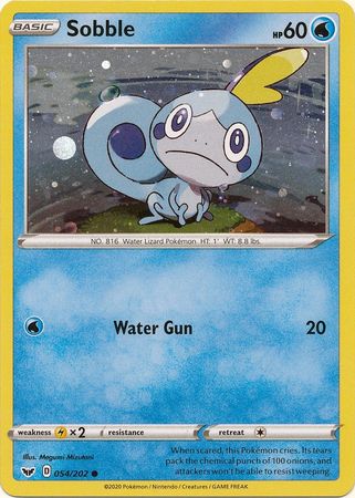 Sobble (054/202) (Cosmos Holo) [Sword & Shield: Base Set] | Amazing Games TCG