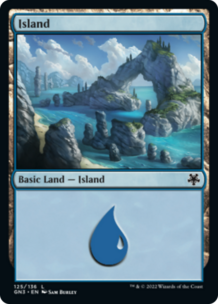 Island (125) [Game Night: Free-for-All] | Amazing Games TCG
