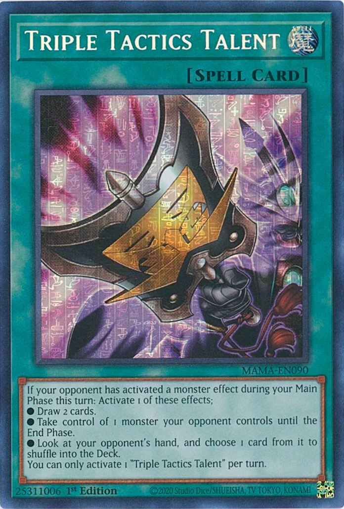 Triple Tactics Talent [MAMA-EN090] Ultra Pharaoh's Rare | Amazing Games TCG