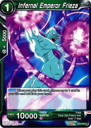 Infernal Emperor Frieza (BT5-072) [Miraculous Revival] | Amazing Games TCG