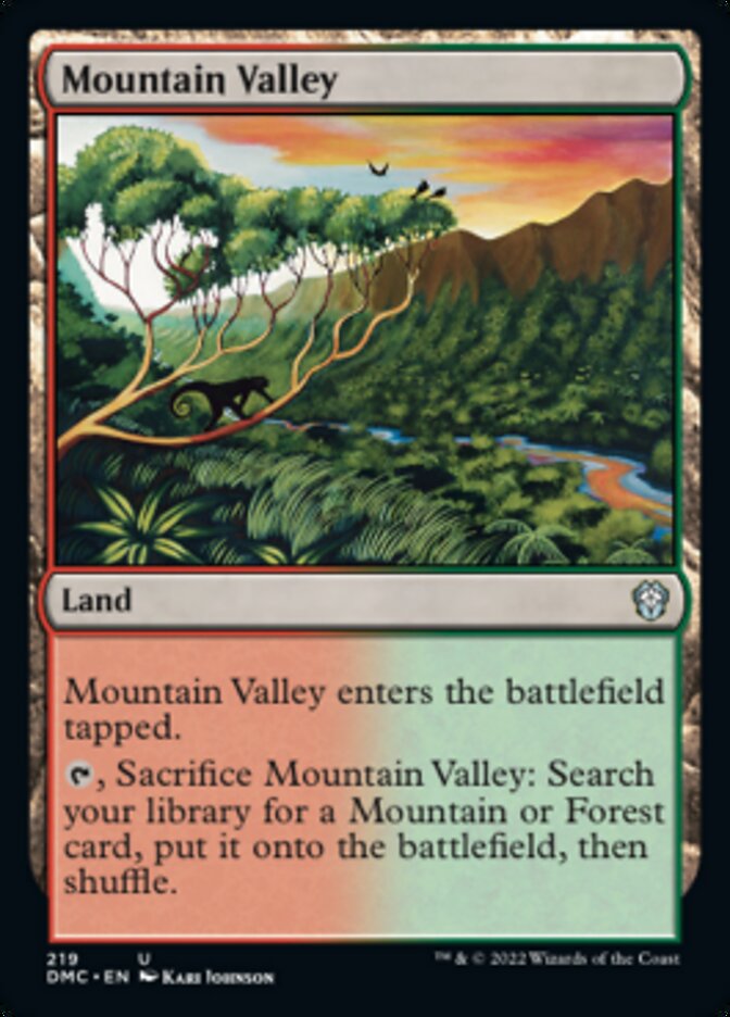 Mountain Valley [Dominaria United Commander] | Amazing Games TCG