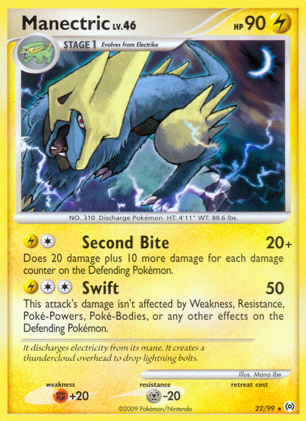 Manectric (22/99) [Platinum: Arceus] | Amazing Games TCG