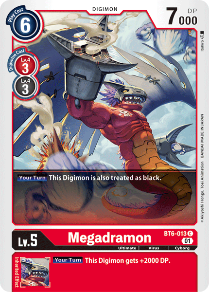 Megadramon [BT6-013] [Double Diamond] | Amazing Games TCG