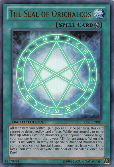 The Seal of Orichalcos [LC03-EN001] Ultra Rare | Amazing Games TCG