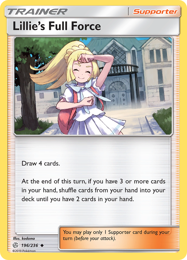 Lillie's Full Force (196/236) [Sun & Moon: Cosmic Eclipse] | Amazing Games TCG