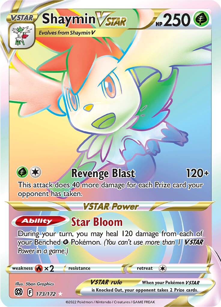 Shaymin VSTAR (173/172) [Sword & Shield: Brilliant Stars] | Amazing Games TCG