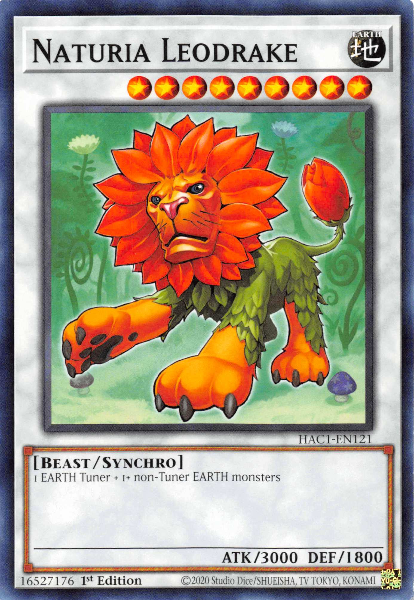 Naturia Leodrake [HAC1-EN121] Common | Amazing Games TCG