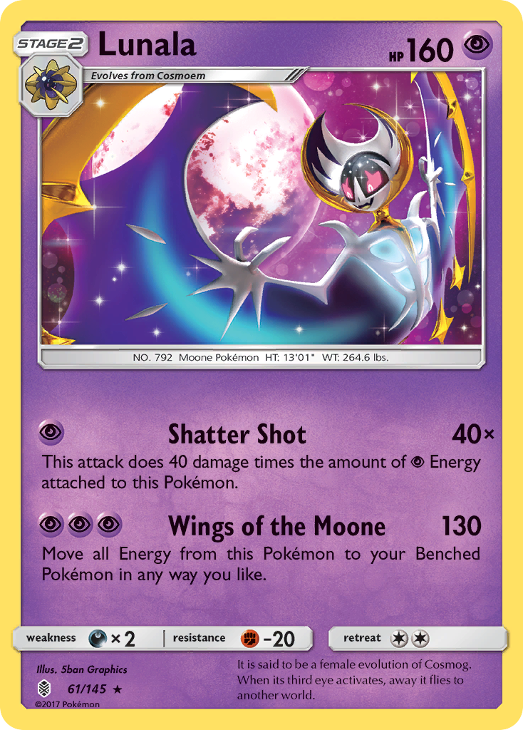 Lunala (61/145) [Sun & Moon: Guardians Rising] | Amazing Games TCG