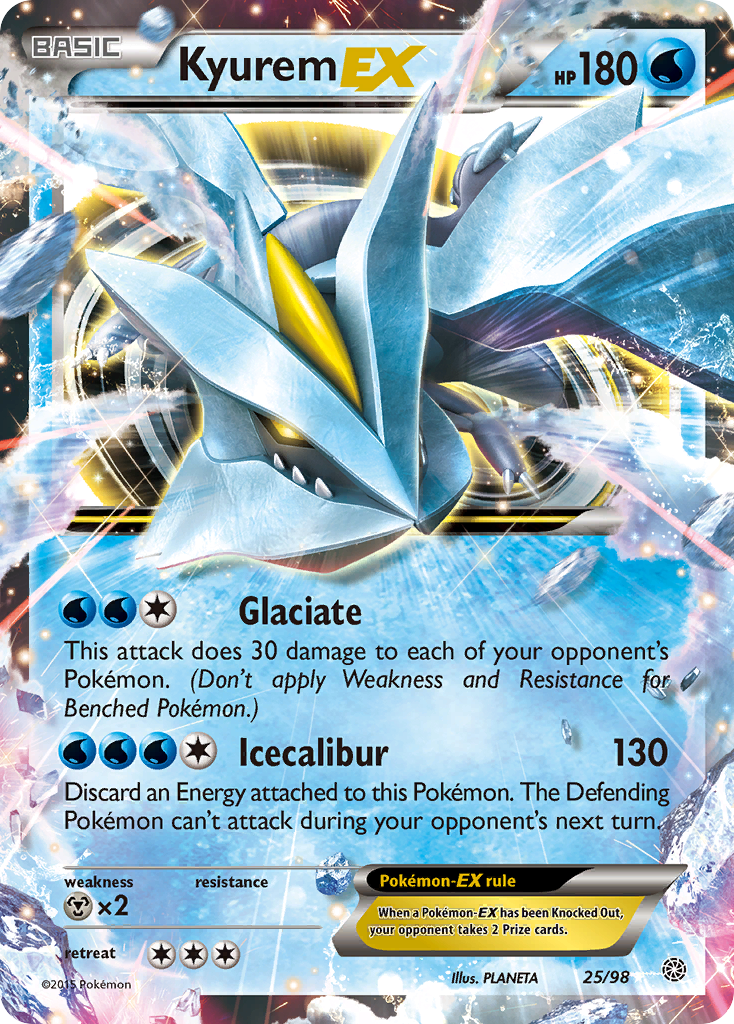 Kyurem EX (25/98) [XY: Ancient Origins] | Amazing Games TCG