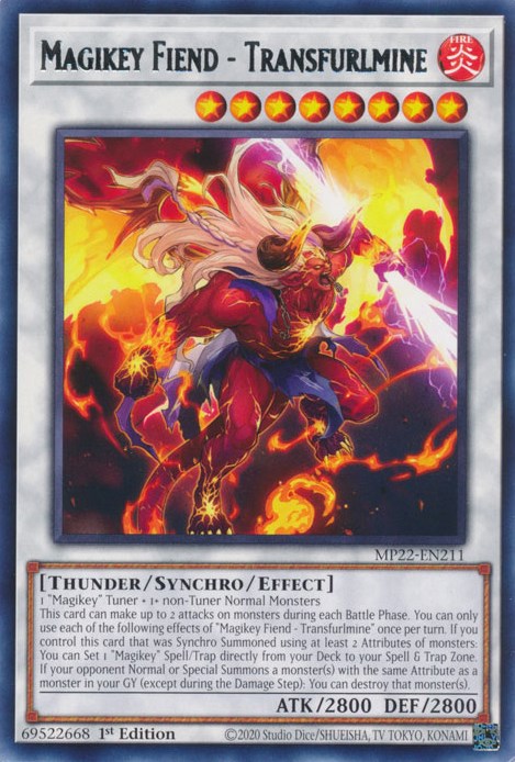 Magikey Fiend - Transfurlmine [MP22-EN211] Rare | Amazing Games TCG