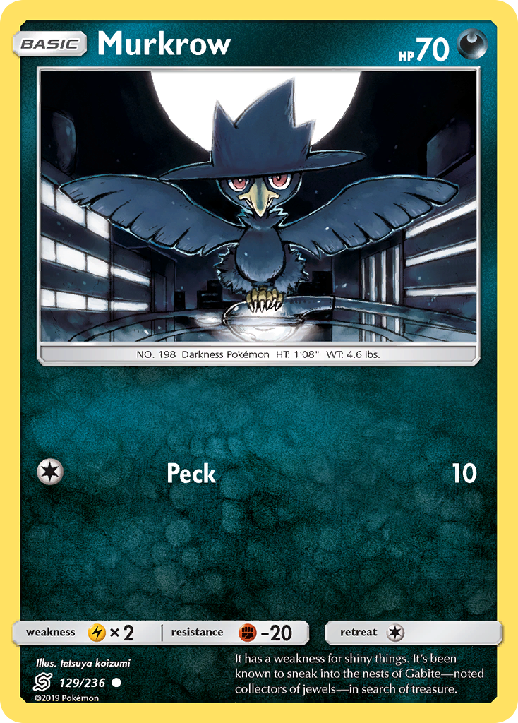 Murkrow (129/236) [Sun & Moon: Unified Minds] | Amazing Games TCG