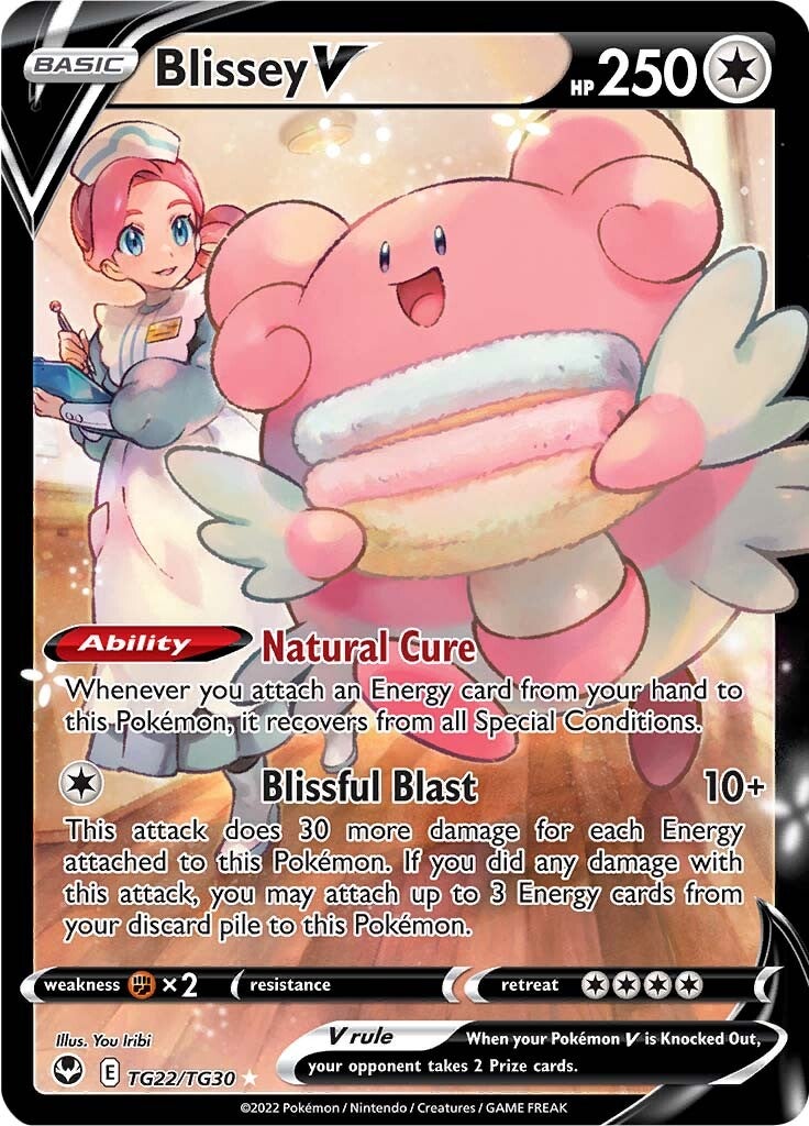 Blissey V (TG22/TG30) [Sword & Shield: Silver Tempest] | Amazing Games TCG