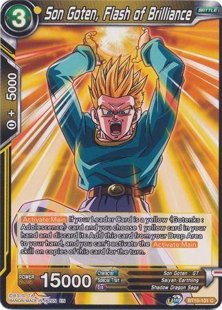 Son Goten, Flash of Brilliance (BT10-101) [Rise of the Unison Warrior] | Amazing Games TCG