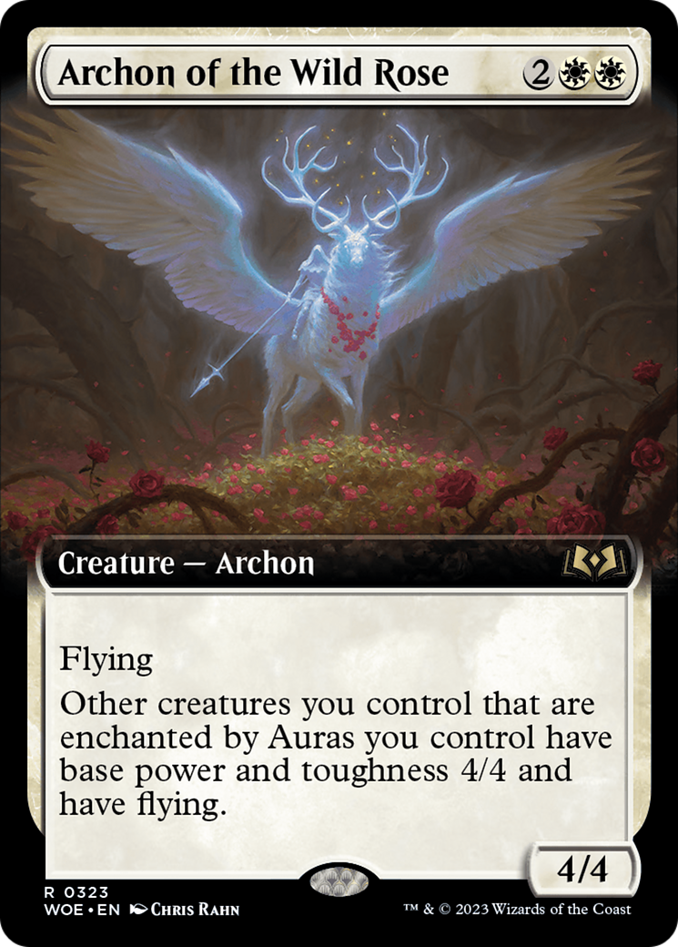 Archon of the Wild Rose (Extended Art) [Wilds of Eldraine] | Amazing Games TCG
