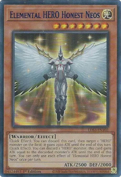 Elemental HERO Honest Neos (Blue) [LDS3-EN102] Ultra Rare | Amazing Games TCG