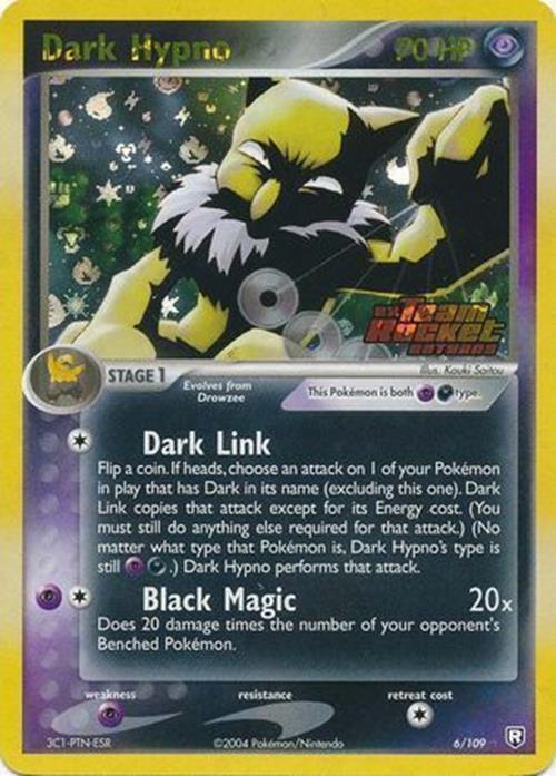 Dark Hypno (6/109) (Stamped) [EX: Team Rocket Returns] | Amazing Games TCG