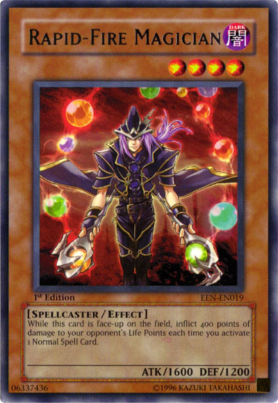 Rapid-Fire Magician [EEN-EN019] Rare | Amazing Games TCG