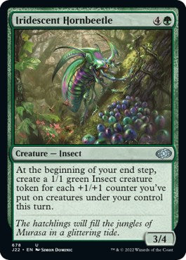 Iridescent Hornbeetle [Jumpstart 2022] | Amazing Games TCG