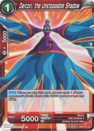 Dercori, the Unstoppable Shadow (DB2-015) [Divine Multiverse] | Amazing Games TCG