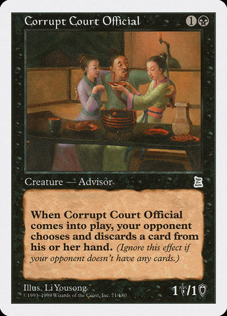 Corrupt Court Official [Portal Three Kingdoms] | Amazing Games TCG