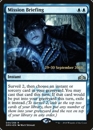 Mission Briefing [Guilds of Ravnica Promos] | Amazing Games TCG