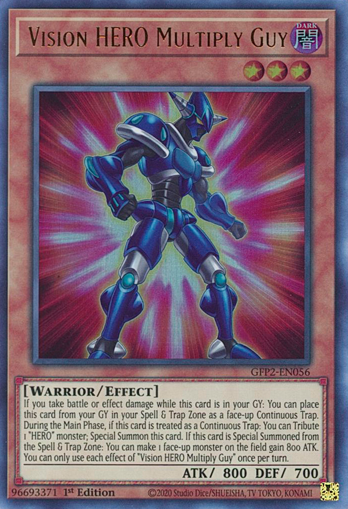 Vision HERO Multiply Guy [GFP2-EN056] Ultra Rare | Amazing Games TCG