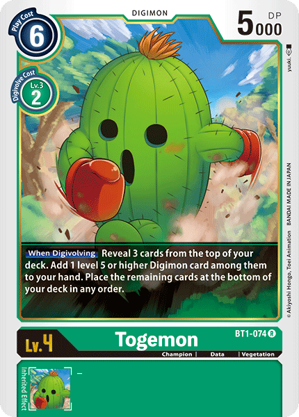 Togemon [BT1-074] [Release Special Booster Ver.1.0] | Amazing Games TCG