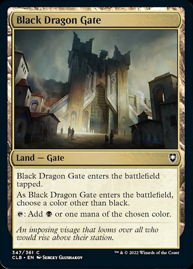 Black Dragon Gate [Commander Legends: Battle for Baldur's Gate] | Amazing Games TCG