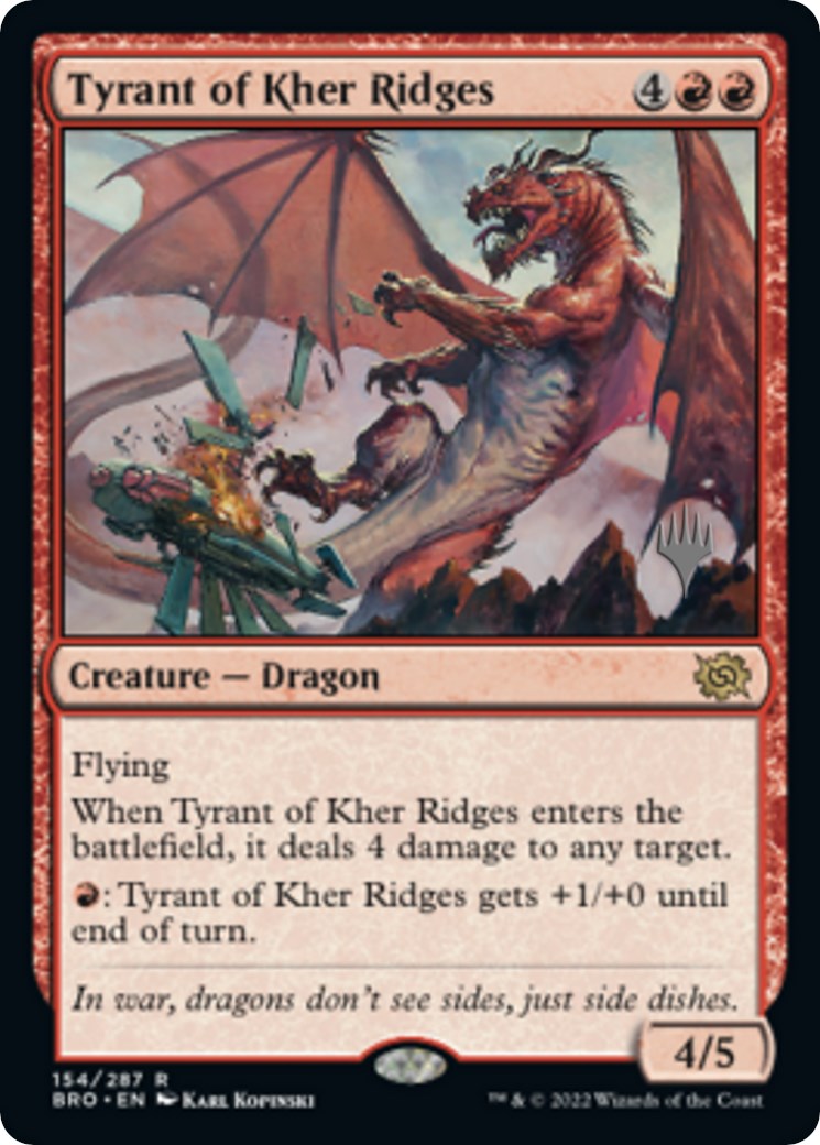 Tyrant of Kher Ridges (Promo Pack) [The Brothers' War Promos] | Amazing Games TCG