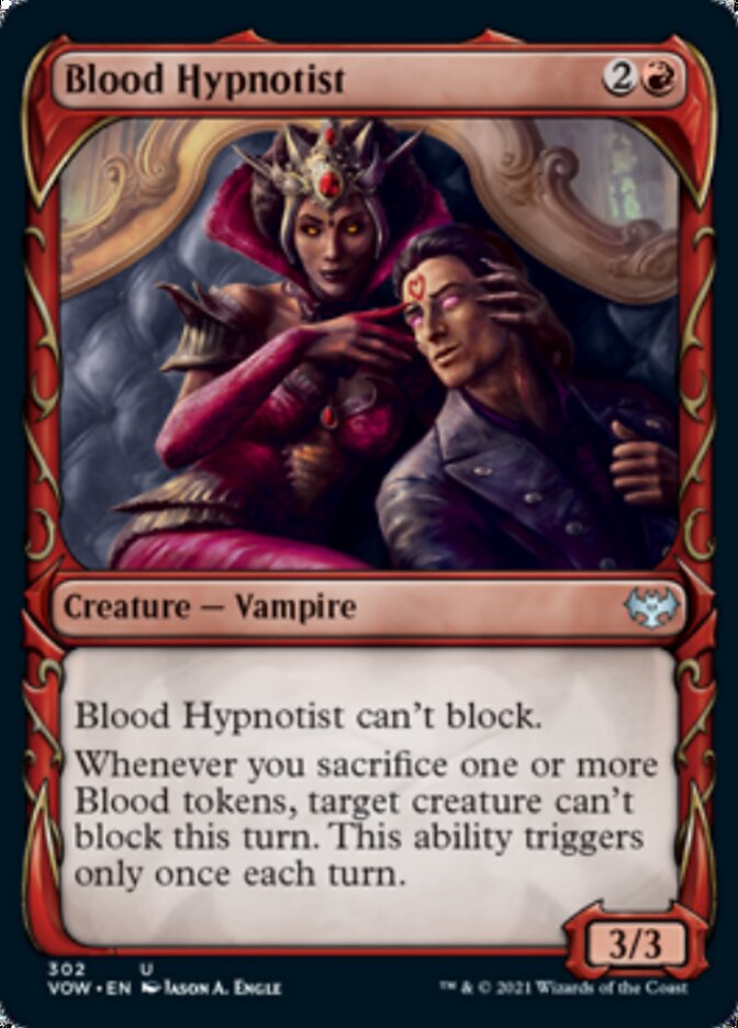 Blood Hypnotist (Showcase Fang Frame) [Innistrad: Crimson Vow] | Amazing Games TCG