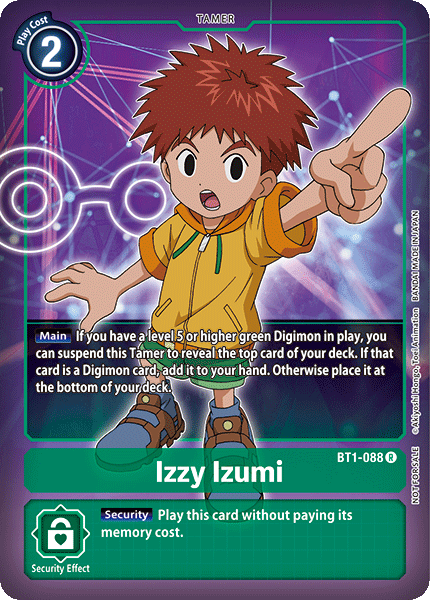 Izzy Izumi [BT1-088] (Buy-A-Box Promo) [Release Special Booster Ver.1.0 Promos] | Amazing Games TCG