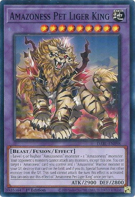 Amazoness Pet Liger King [DABL-EN098] Common | Amazing Games TCG