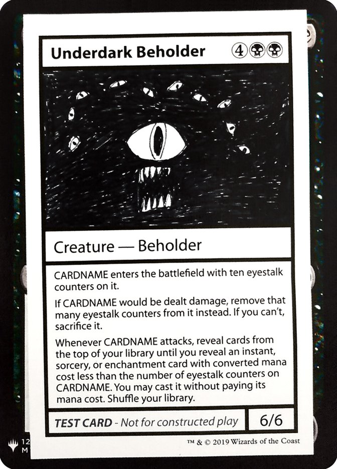 Underdark Beholder [Mystery Booster Playtest Cards] | Amazing Games TCG