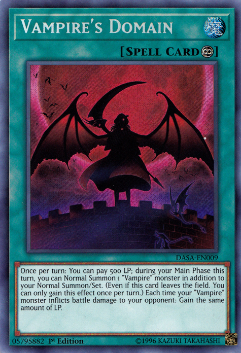 Vampire's Domain [DASA-EN009] Secret Rare | Amazing Games TCG