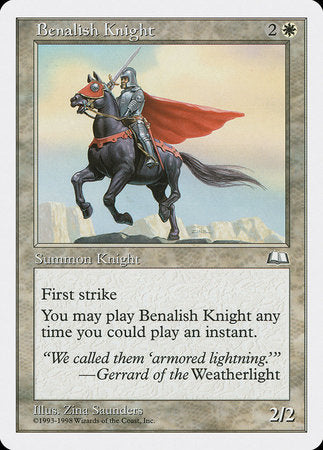 Benalish Knight [Anthologies] | Amazing Games TCG