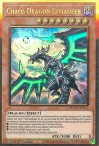 Chaos Dragon Levianeer (Alternate Art) [MAGO-EN017] Gold Rare | Amazing Games TCG