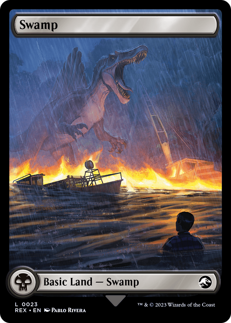 Swamp // Swamp [Jurassic World Collection] | Amazing Games TCG