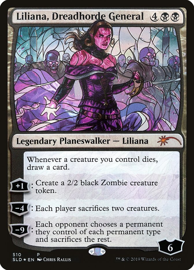 Liliana, Dreadhorde General (Stained Glass) [Secret Lair Drop Promos] | Amazing Games TCG