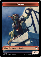 Saproling // Goblin Double-Sided Token [Commander Masters Tokens] | Amazing Games TCG