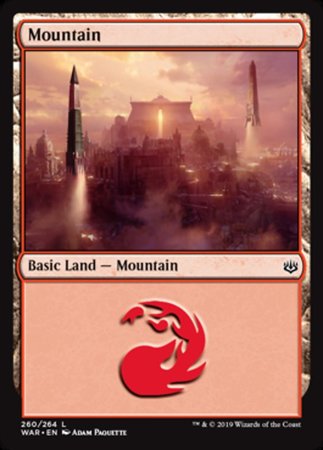 Mountain (260) [War of the Spark] | Amazing Games TCG