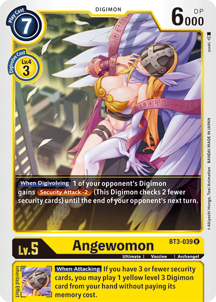 Angewomon [BT3-039] [Release Special Booster Ver.1.5] | Amazing Games TCG