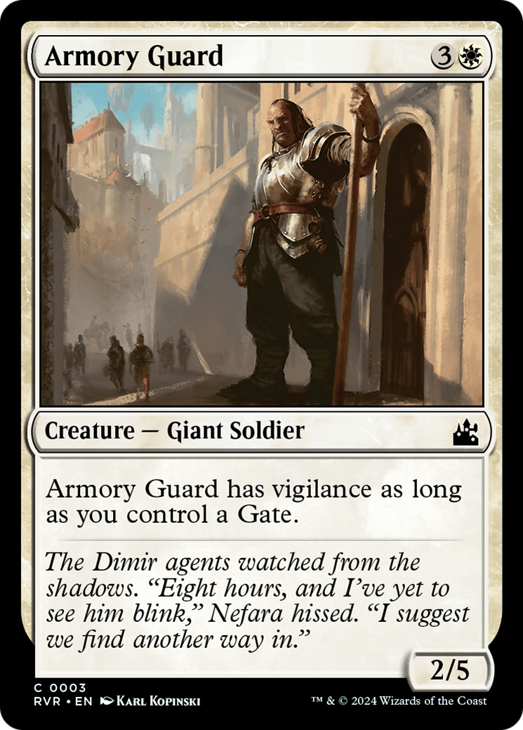 Armory Guard [Ravnica Remastered] | Amazing Games TCG