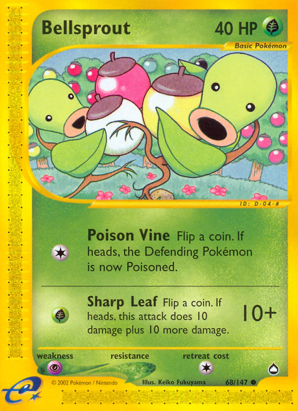 Bellsprout (68/147) [Aquapolis] | Amazing Games TCG