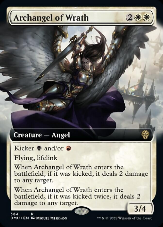 Archangel of Wrath (Extended Art) [Dominaria United] | Amazing Games TCG