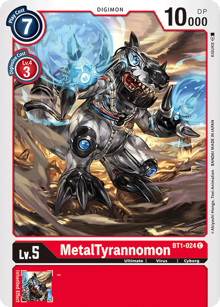 MetalTyrannomon [BT1-024] [Release Special Booster Ver.1.0] | Amazing Games TCG