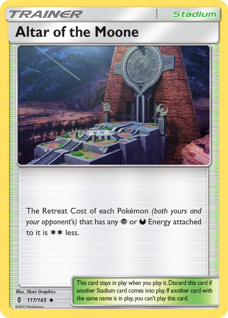 Altar of the Moone (117/145) [Sun & Moon: Guardians Rising] | Amazing Games TCG