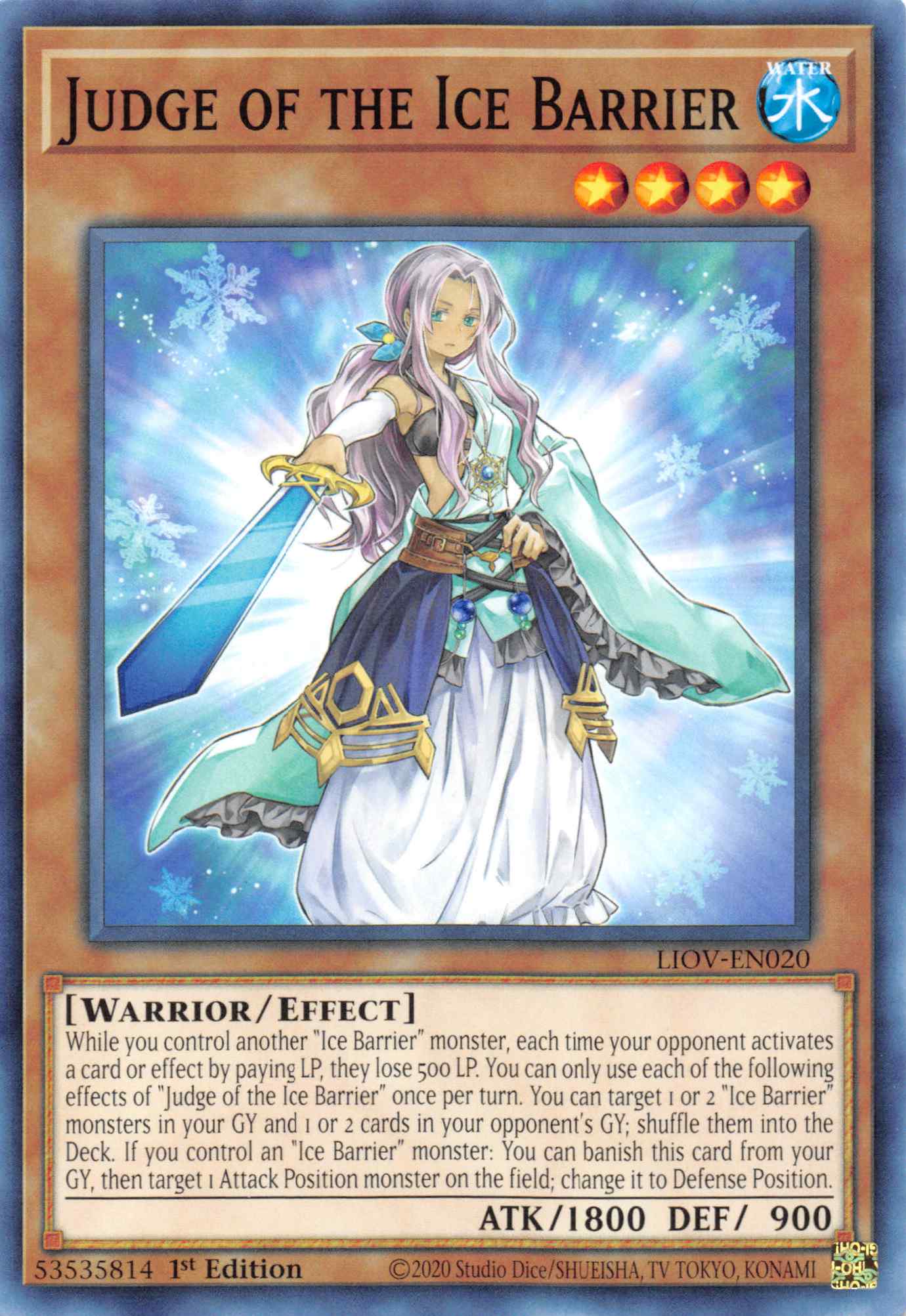 Judge of the Ice Barrier [LIOV-EN020] Common | Amazing Games TCG