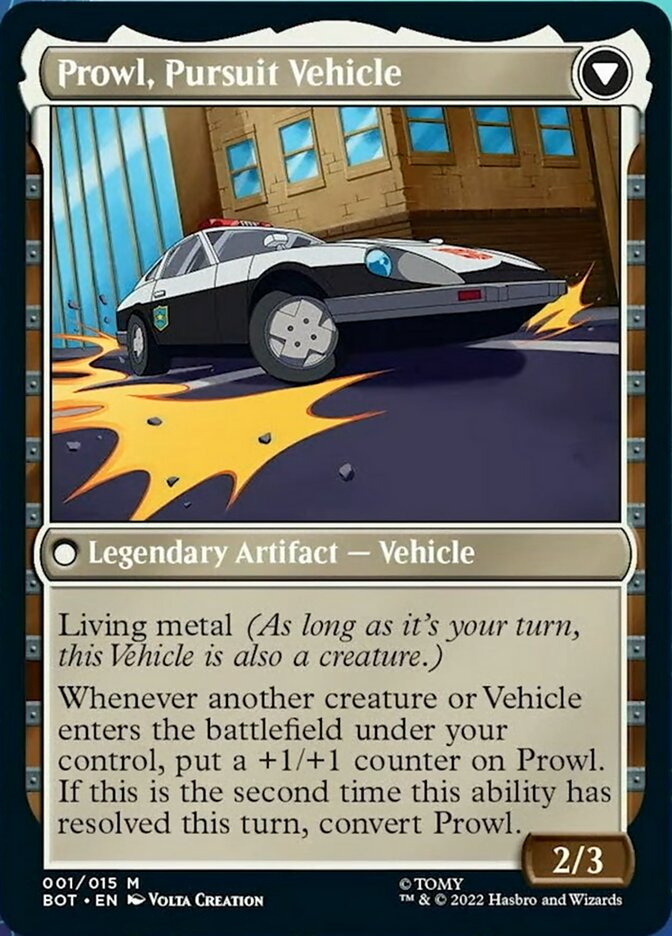 Prowl, Stoic Strategist // Prowl, Pursuit Vehicle [Universes Beyond: Transformers] | Amazing Games TCG