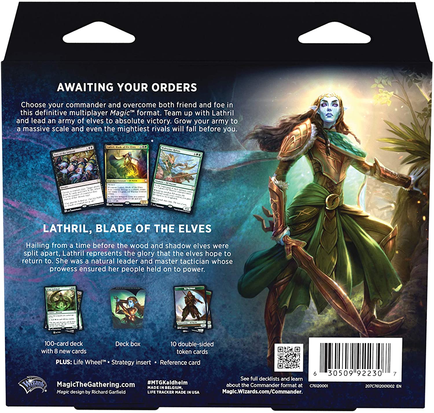 mtg lathril blade of the elves commander deck Kaldheim