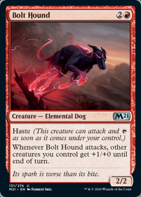 Bolt Hound [Core Set 2021] | Amazing Games TCG